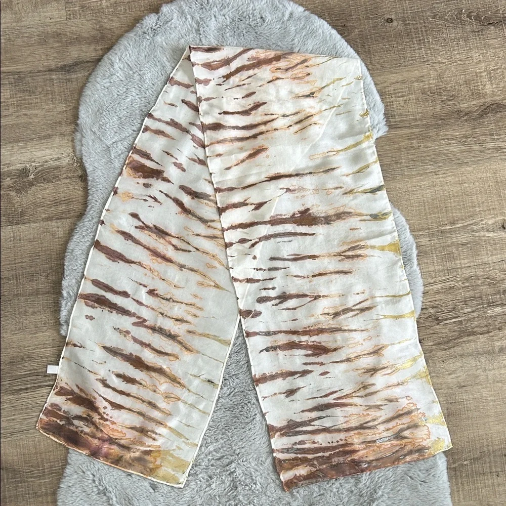 100% Silk Tie Dye Scarf